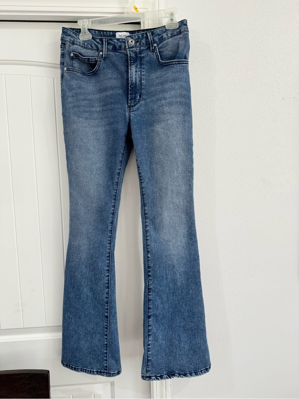 True Craft Medium Blue Flare Jeans